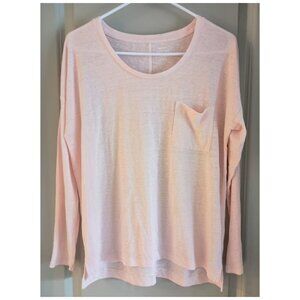 Long Sleeve Lightweight Pink Shirt